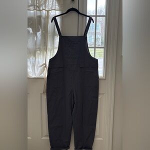 Charcoal Gray Jumper Romper Overalls Extra Large